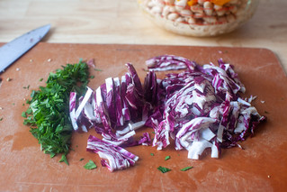 parsley and radicchio