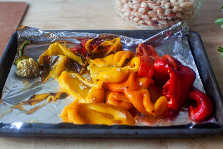 peel and seed the peppers