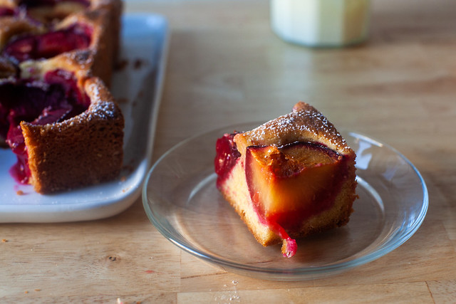 dimply plum cake
