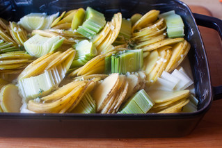 pour cream over everything