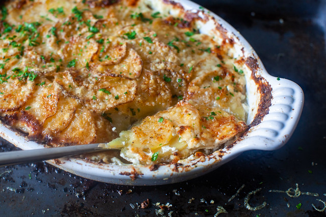 simplest potato gratin