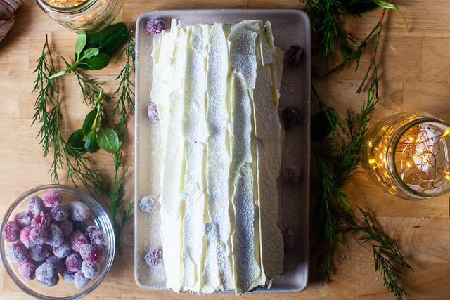 gingerbread yule log