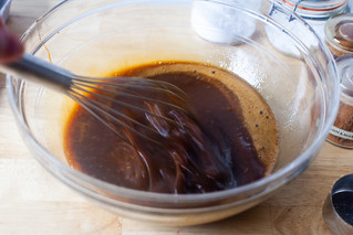 whisk wet ingredients