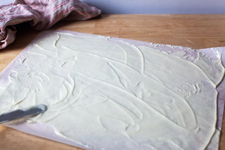 make the chocolate bark