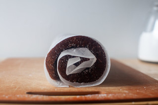 roll cake, then cool