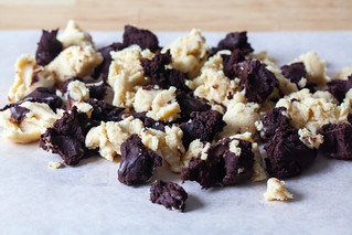 alternate dough in blobs