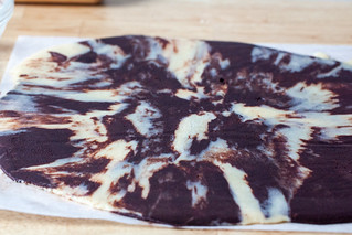 marbled dough