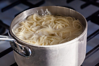 cook the noodles