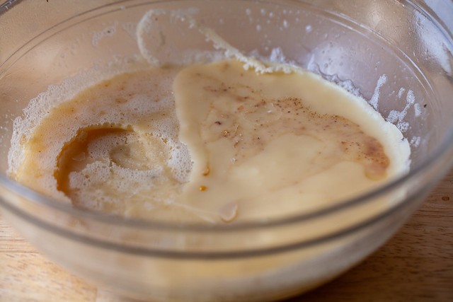 semi-frozen brown butter
