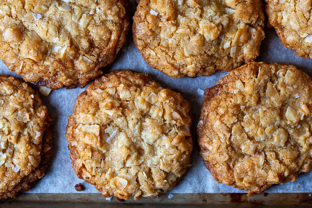 coconut brown butter cookies