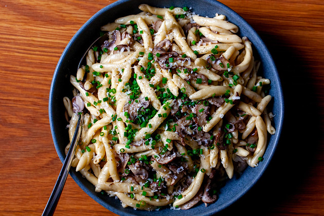 simplest mushroom pasta-9