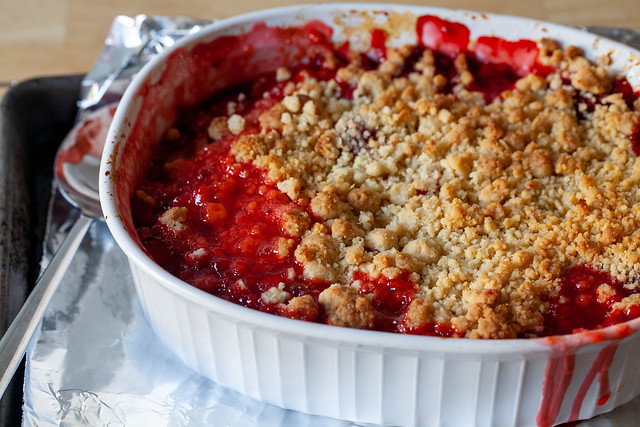 strawberry rhubarb crumble-10