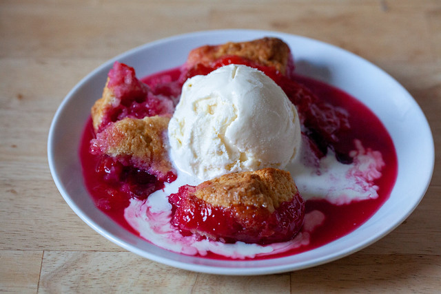 plum and cream scone cobbler-12