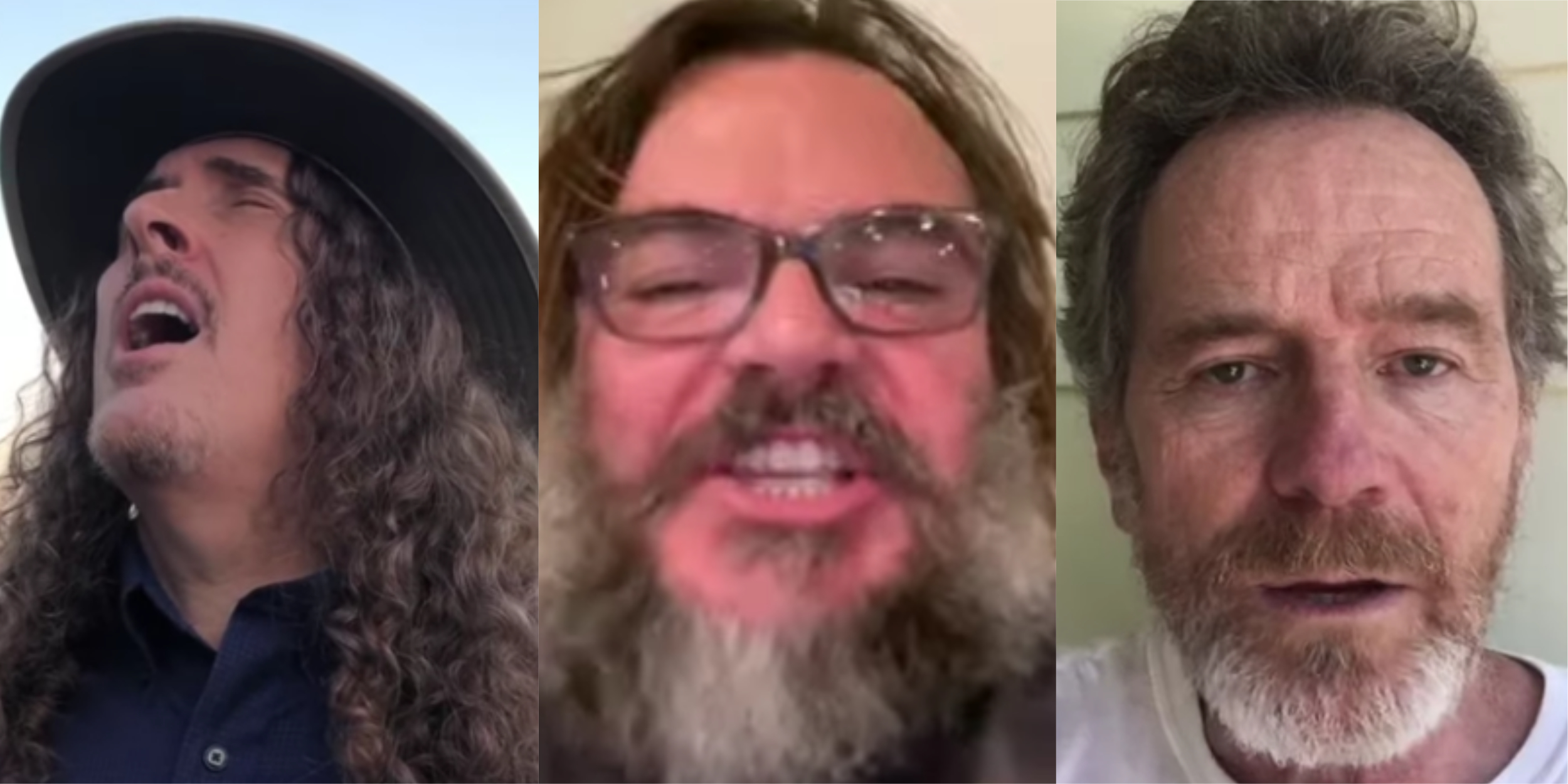 Jack Black Bryan Cranston More Share Rendition Of Weird Al Yankovic S Eat It Watch