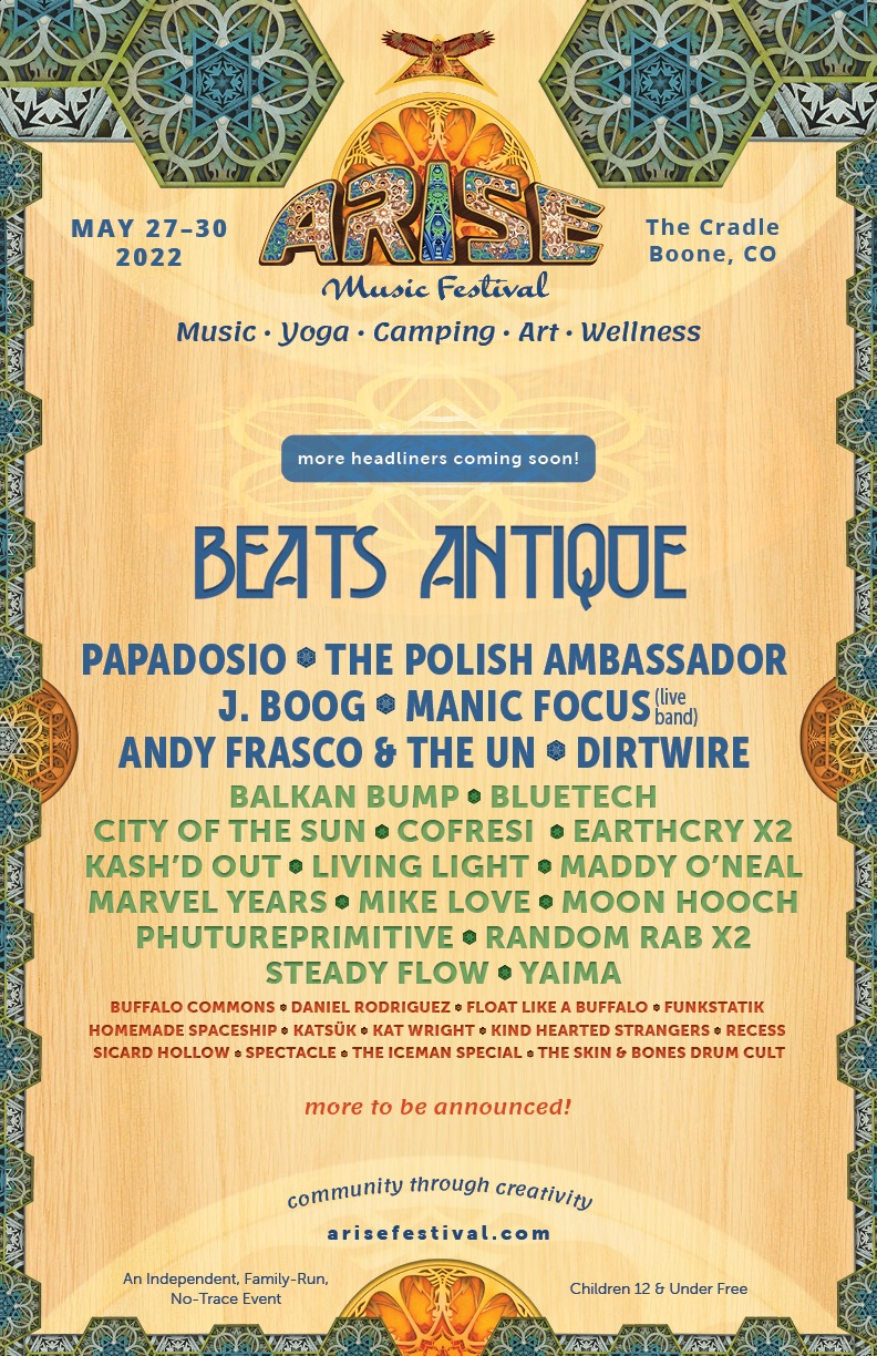 Arise Music Festival Details 2022 Lineup Additions Alison Wonderland Dopapod Galactic More