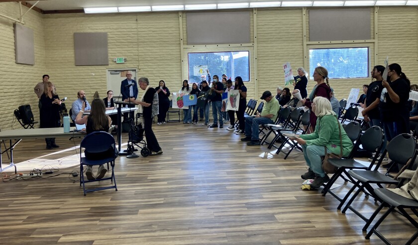 In Watsonville, farmworkers, students and activists demand state reduce pesticide use, boost organic farming