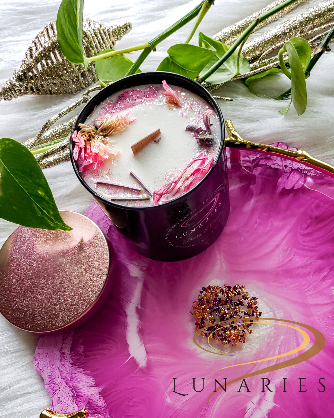 Blossom Musk Botanical Soy Candle - Image 5