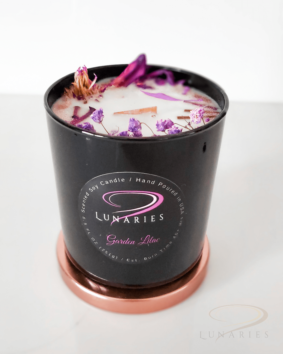 Garden Lilac - Botanical Soy Candle - Image 6