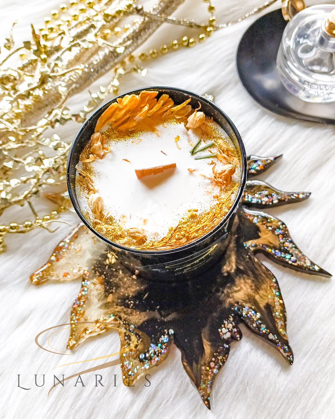 Jasmine Honeysuckle - Botanical Soy Candle - Image 3