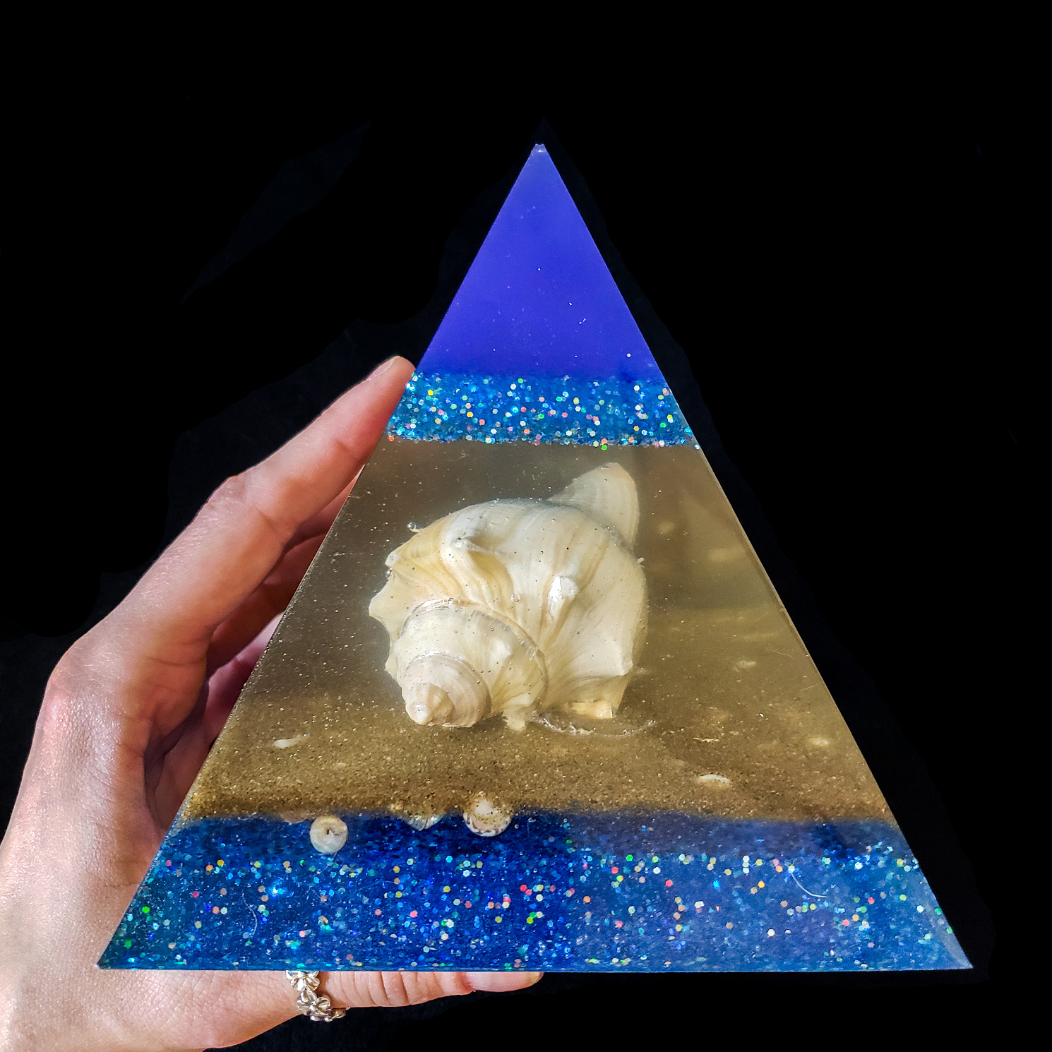 resin pyramid
