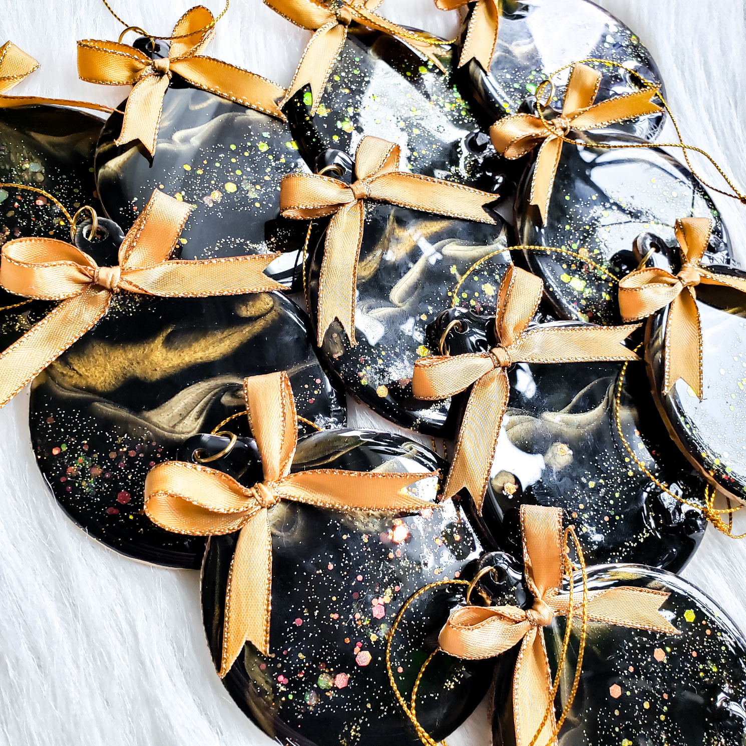 Christmas Tree Ornaments - Black