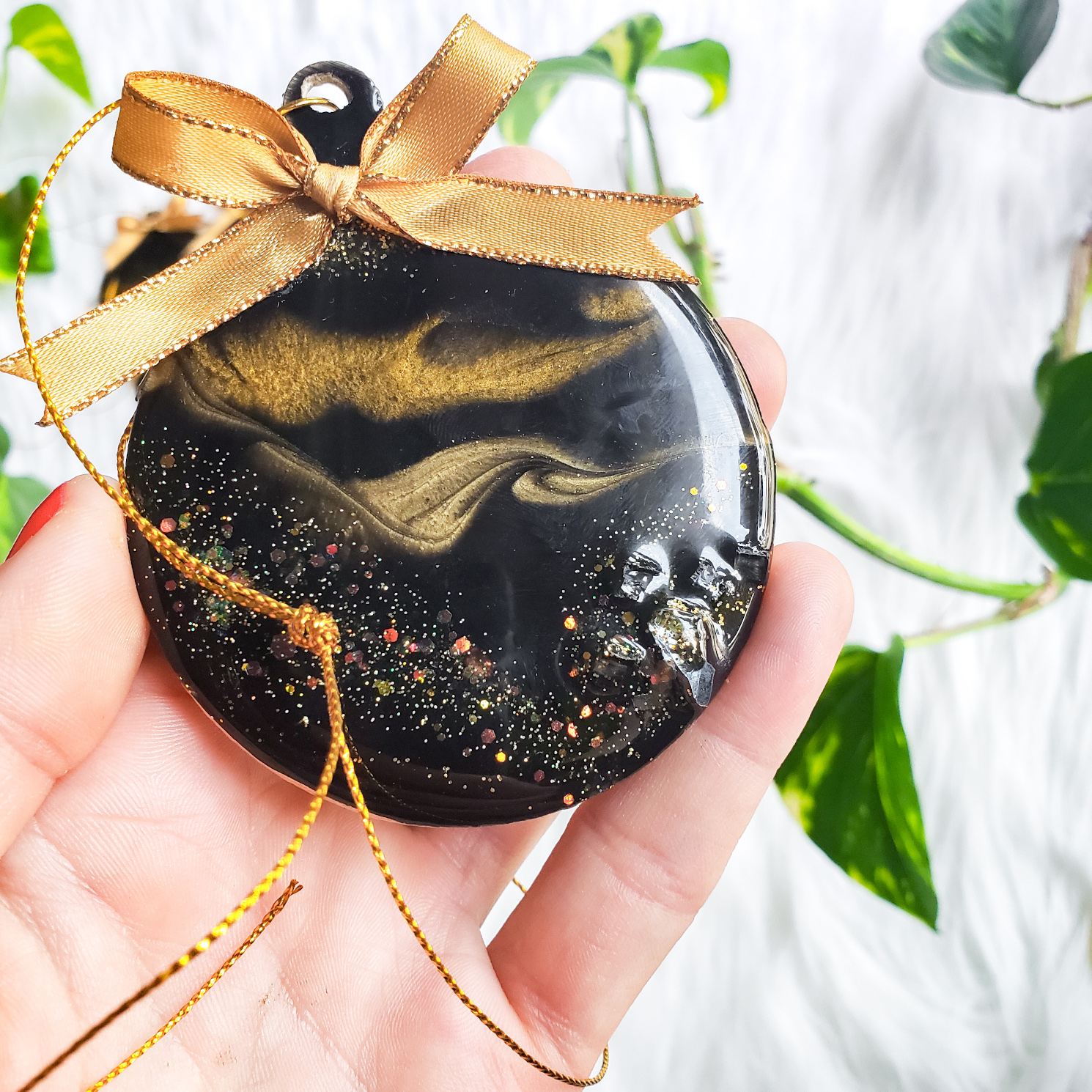 Christmas Tree Ornaments - Black - Image 9