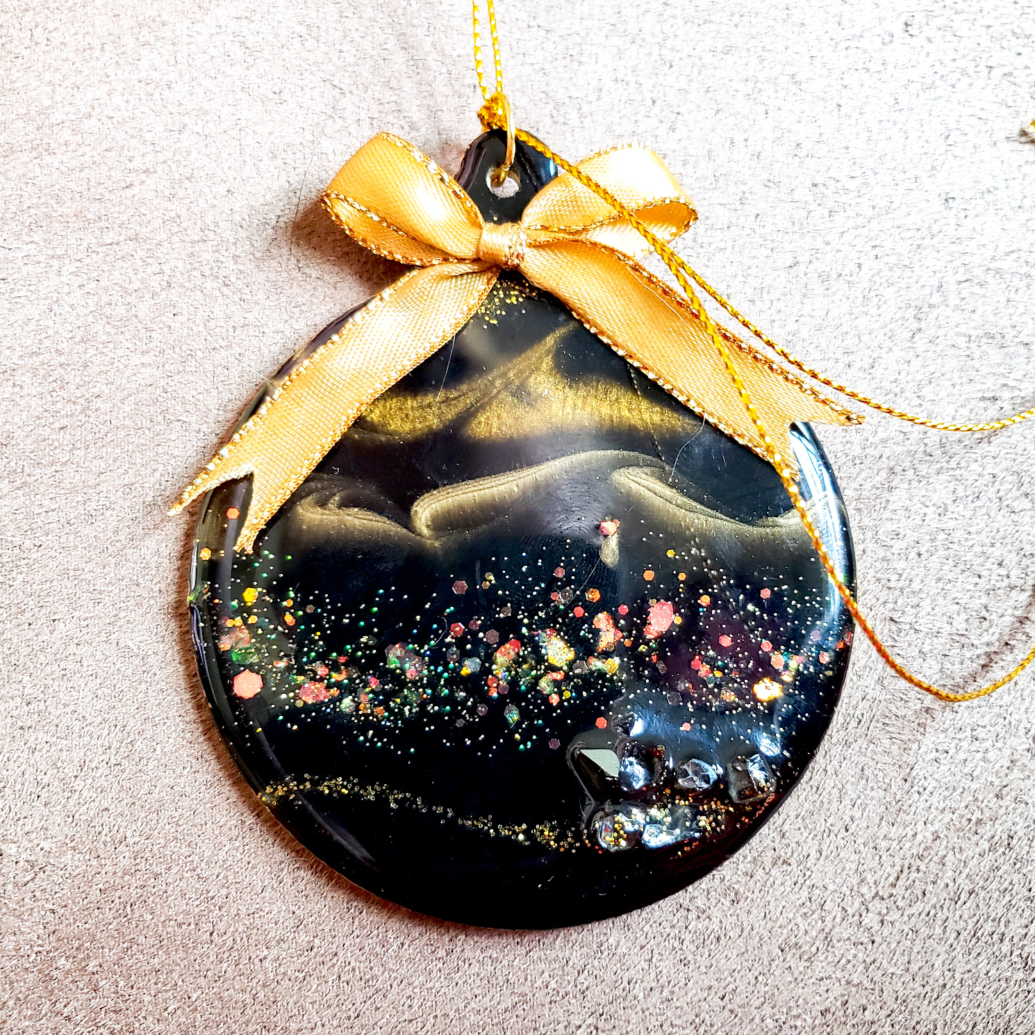 Christmas Tree Ornaments - Black - Image 2