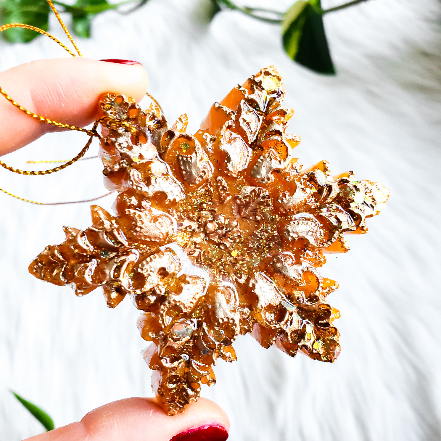 Christmas Ornaments - Yellow/Gold