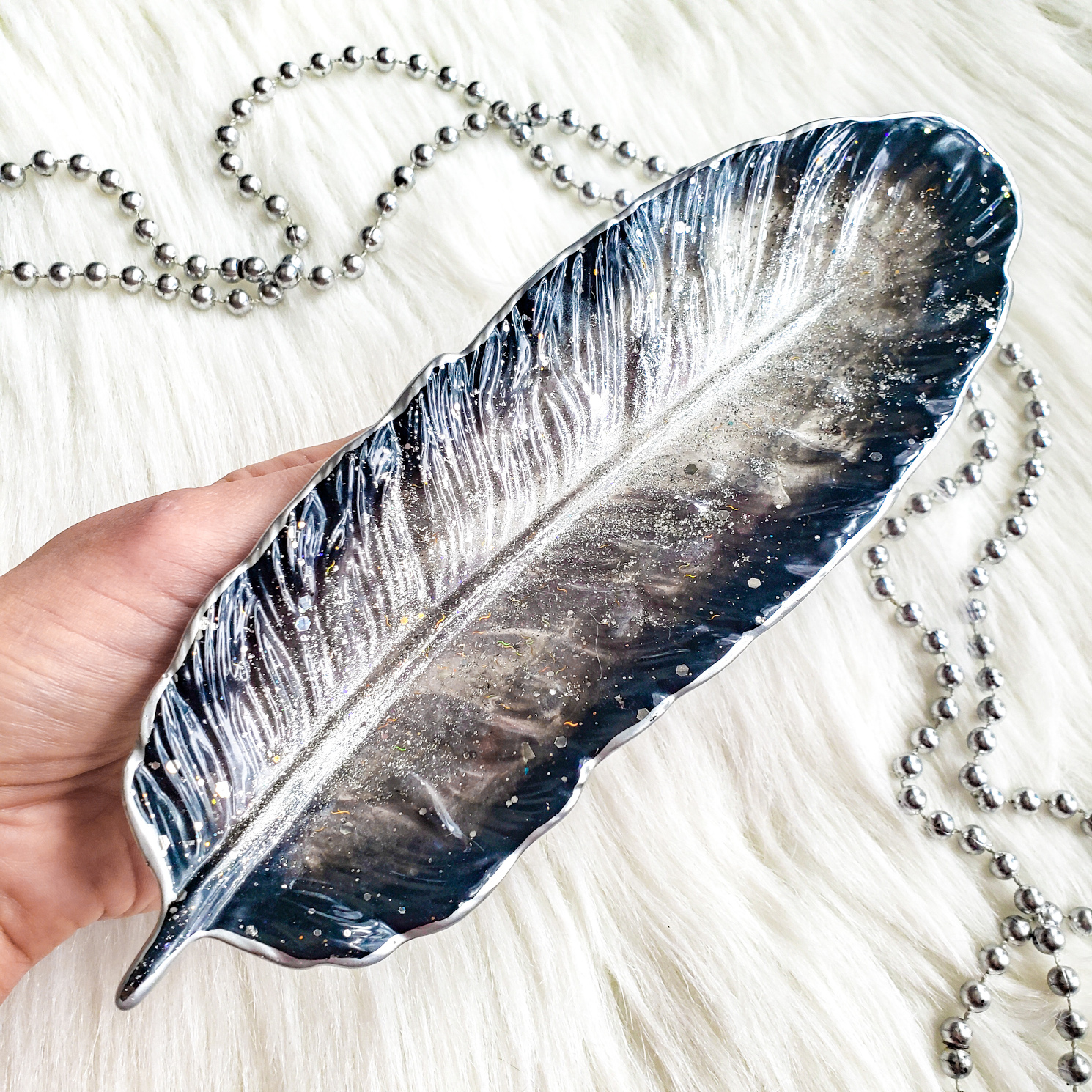 Feather Jewelry Dish