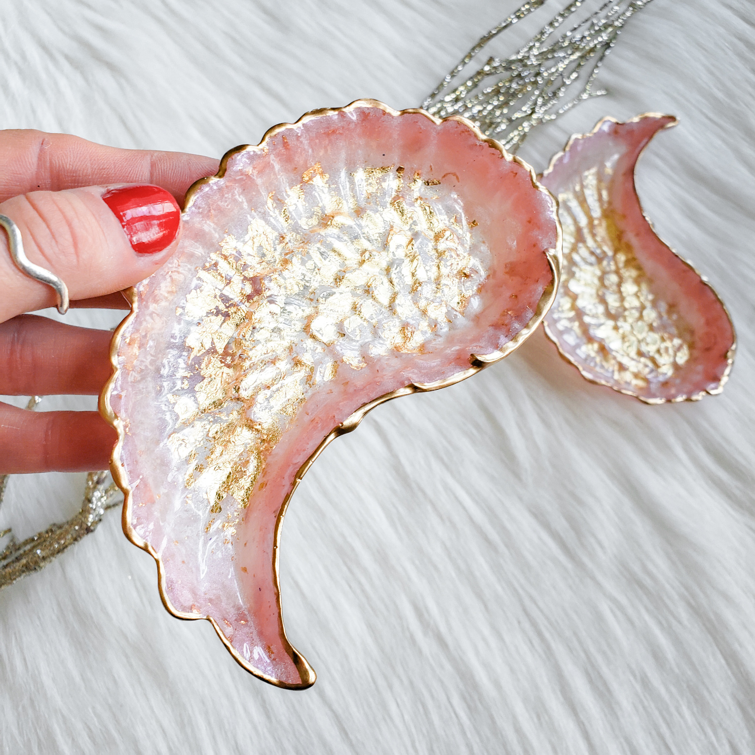 Angel Wings Jewelry Dish Set - Image 3