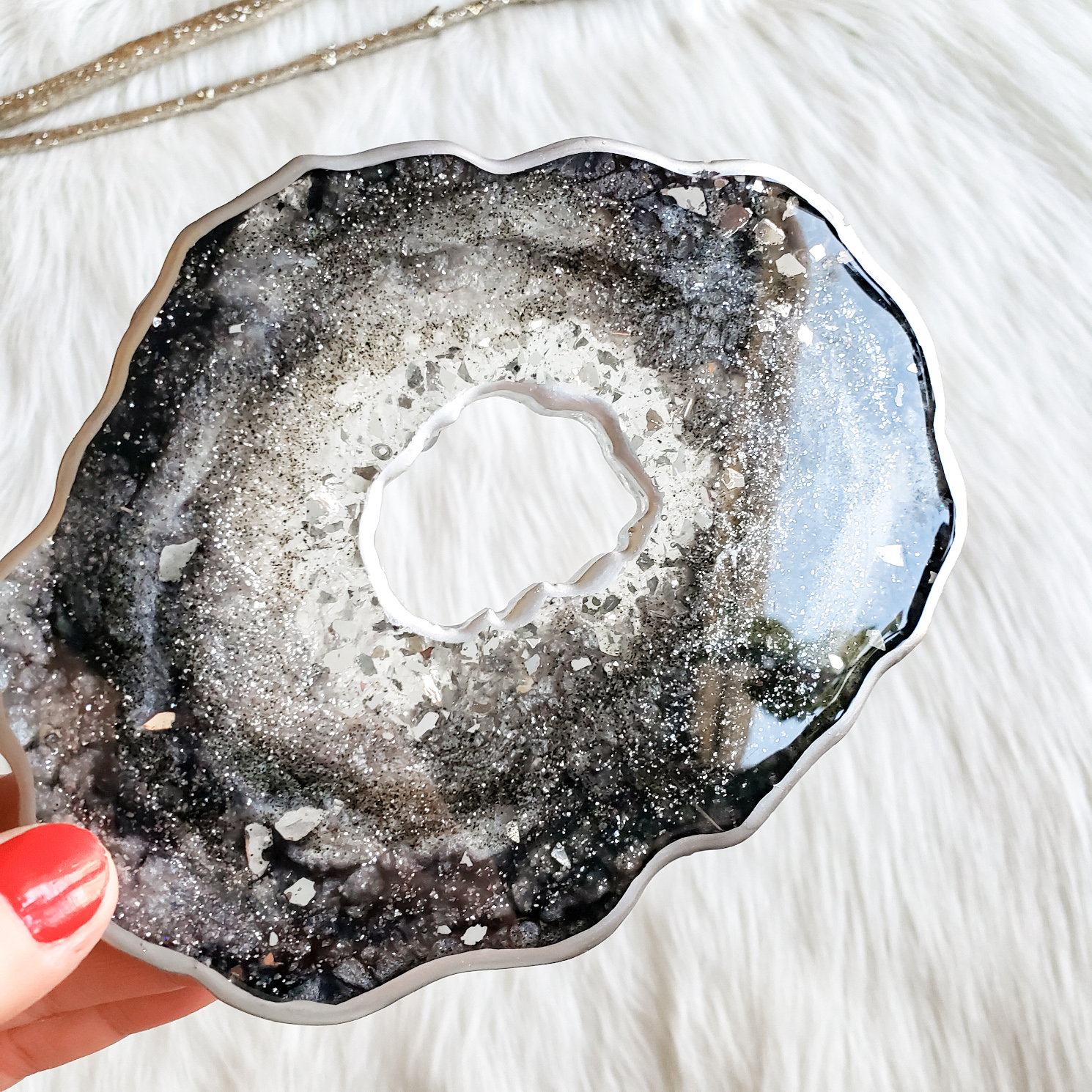 Mini Geode - Silver/Gray - Image 2