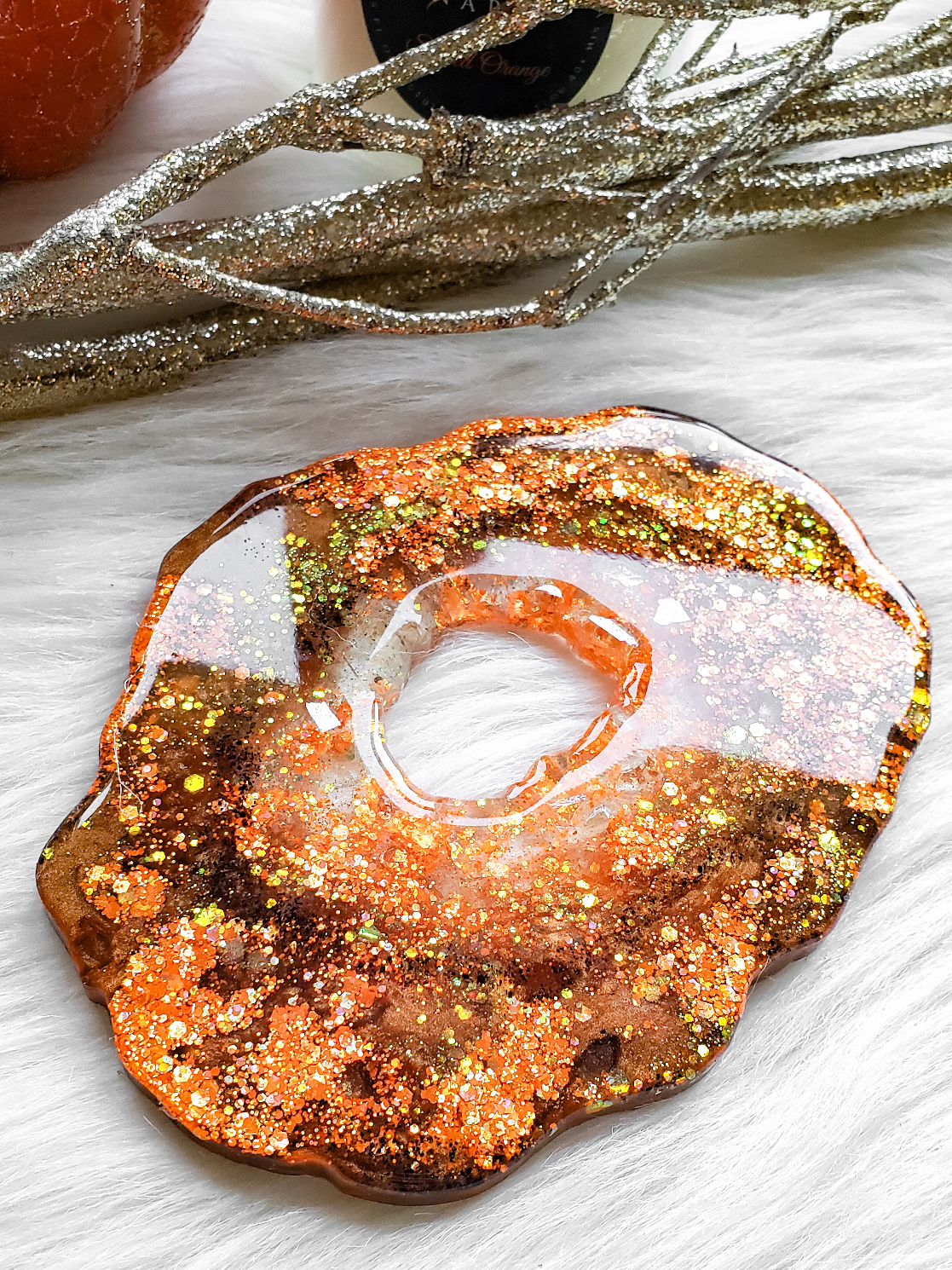 Mini Geode, Candle Coaster