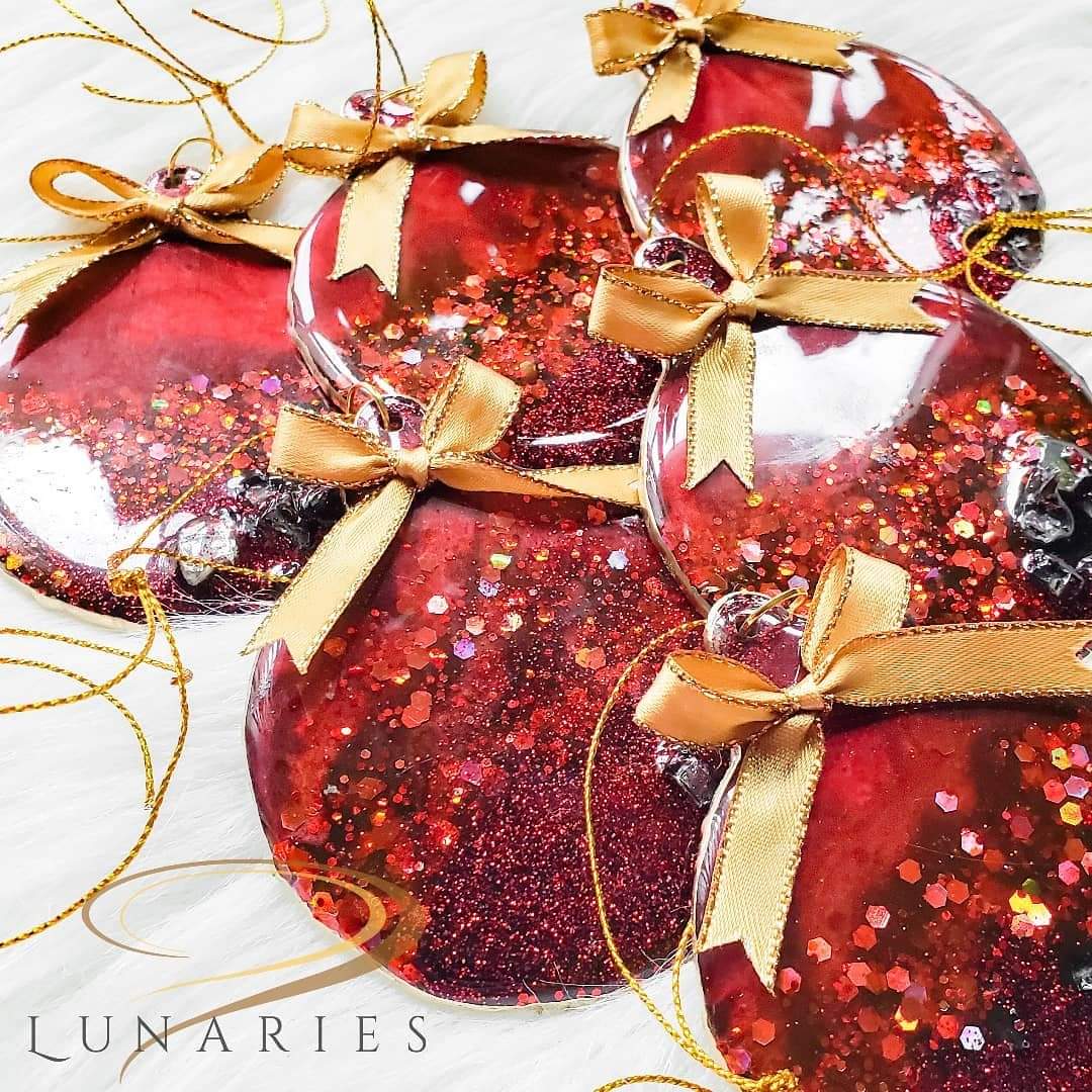 Christmas Tree Ornaments - Red