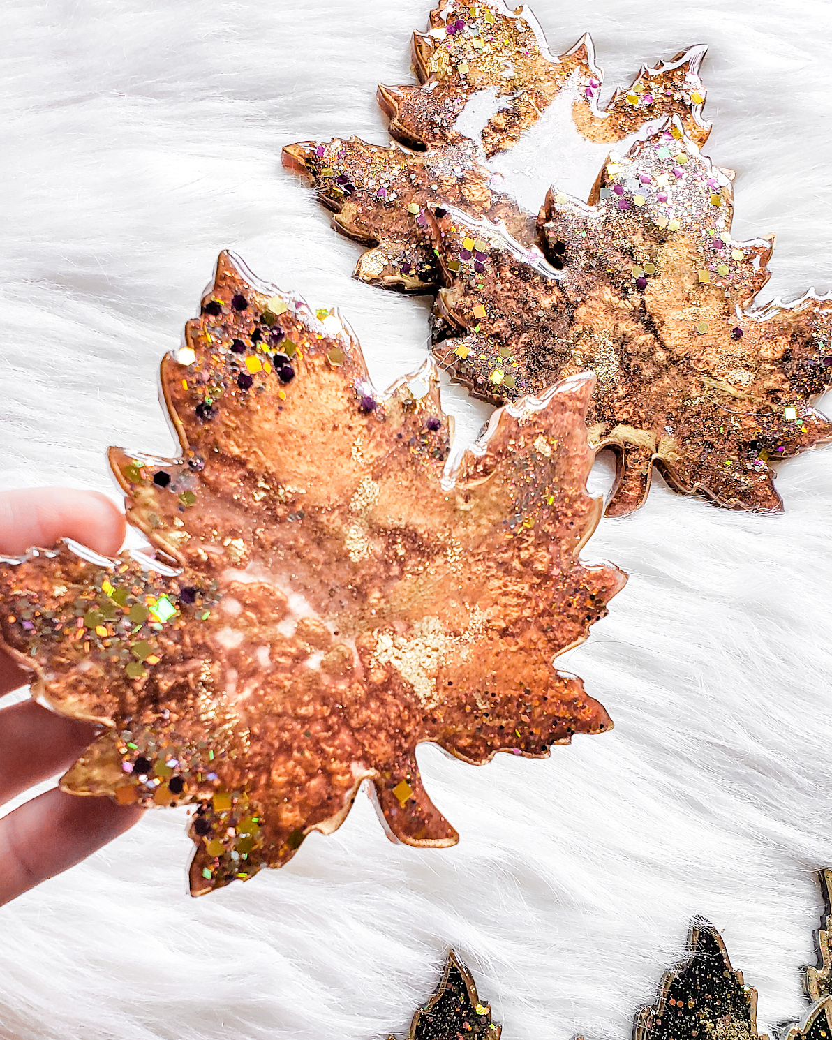 Maple Leaf Coasters - Brown - Image 6