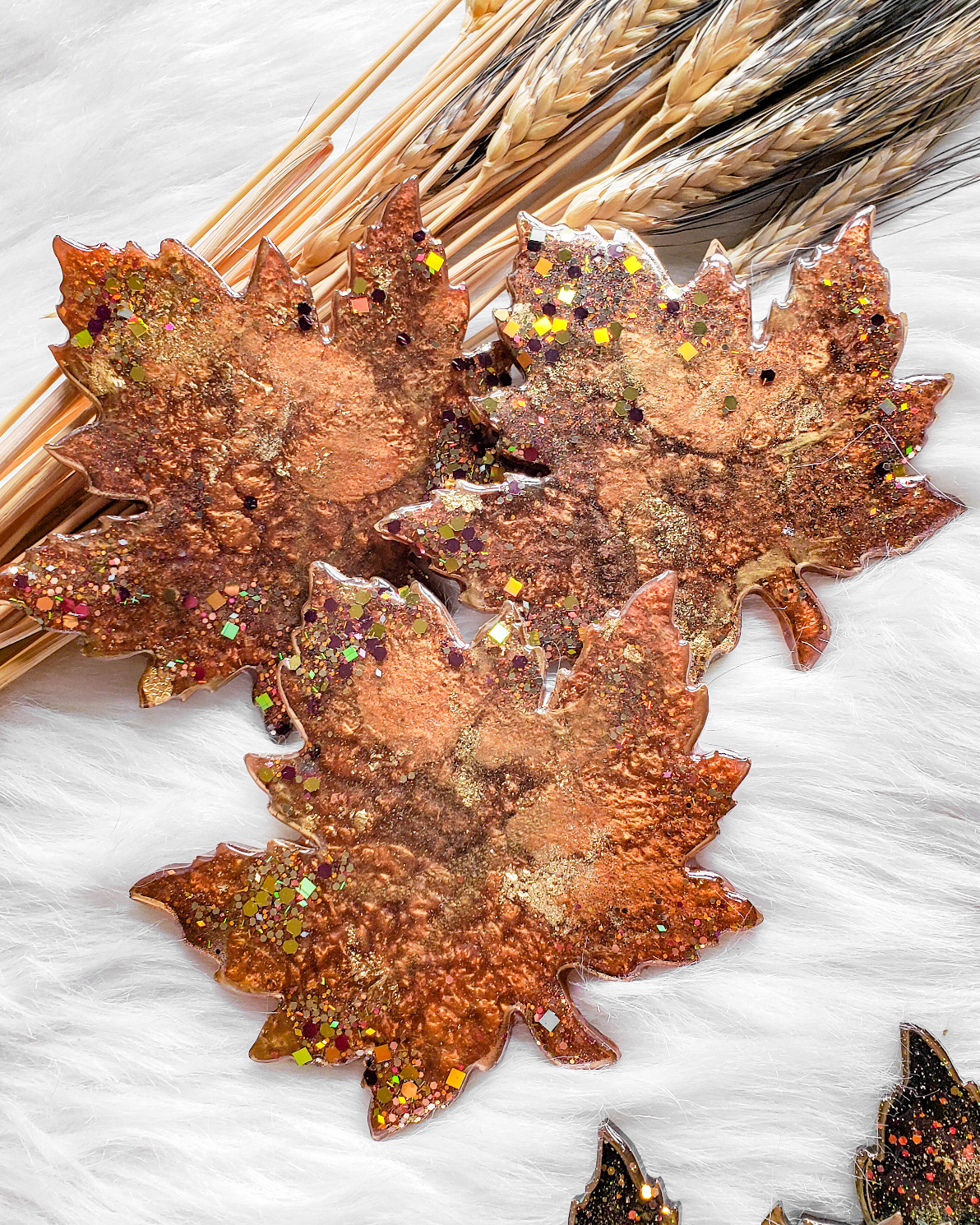Maple Leaf Coasters - Brown - Image 7