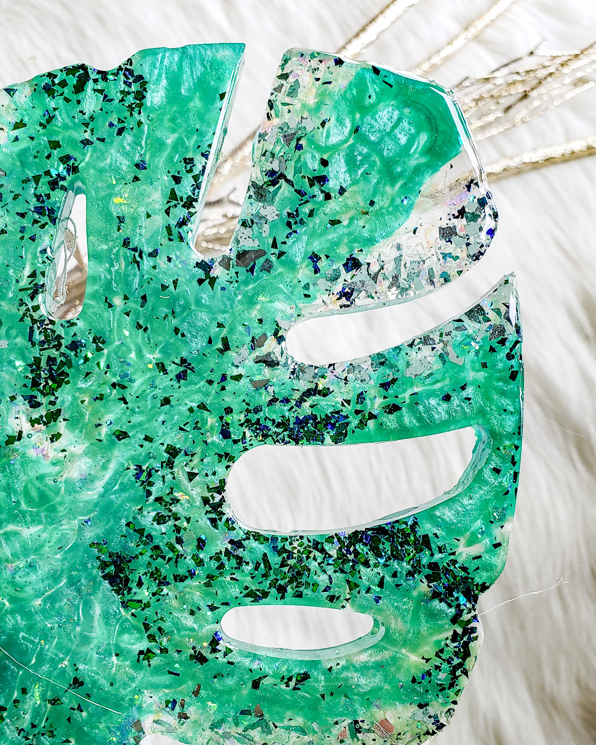 Resin Monstera Leaf - Image 2