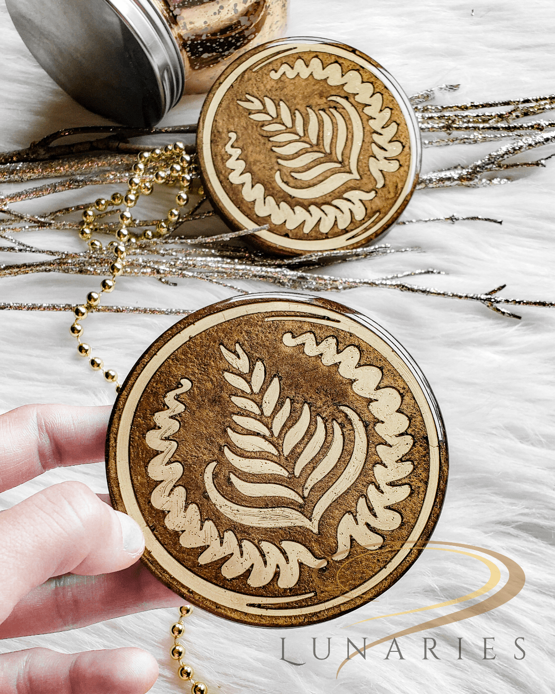Resin Coasters, Set of 2 - Image 2