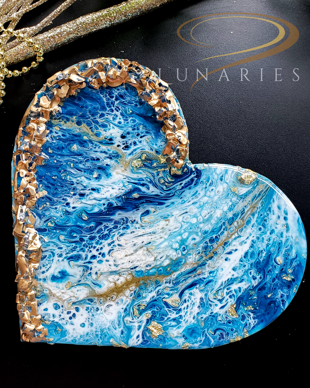 Heart Resin Art