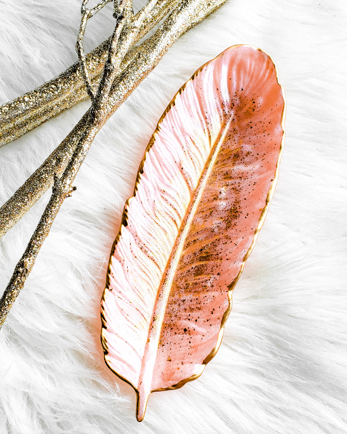 Feather Jewelry Dish
