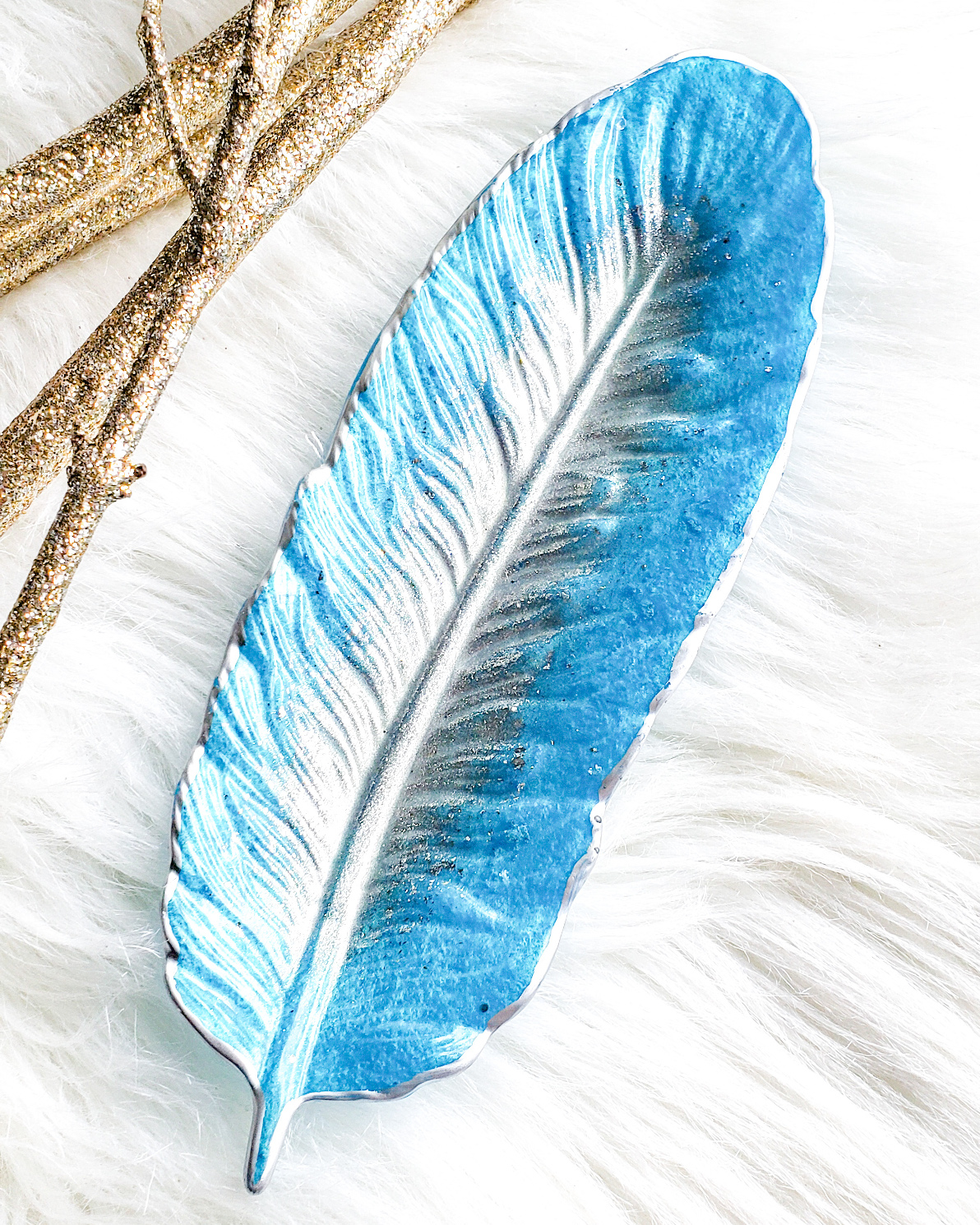 Feather Jewelry Dish