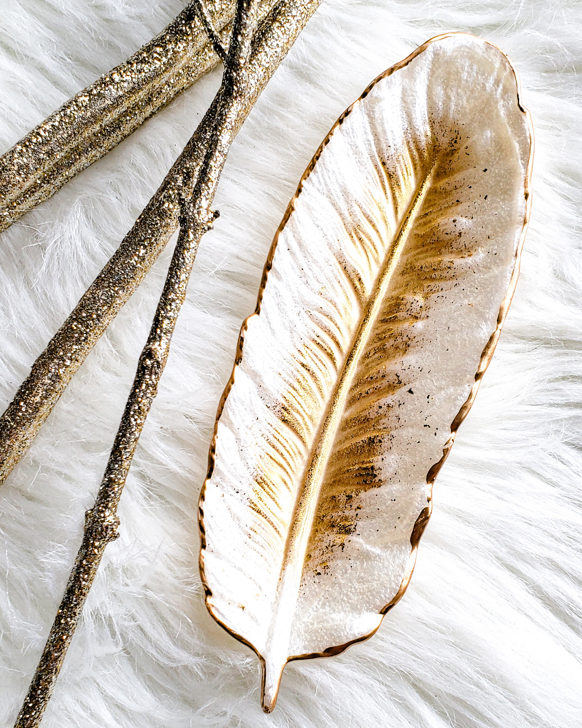 Feather Jewelry Dish