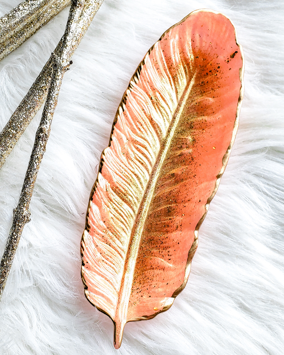 Feather Jewelry Dish