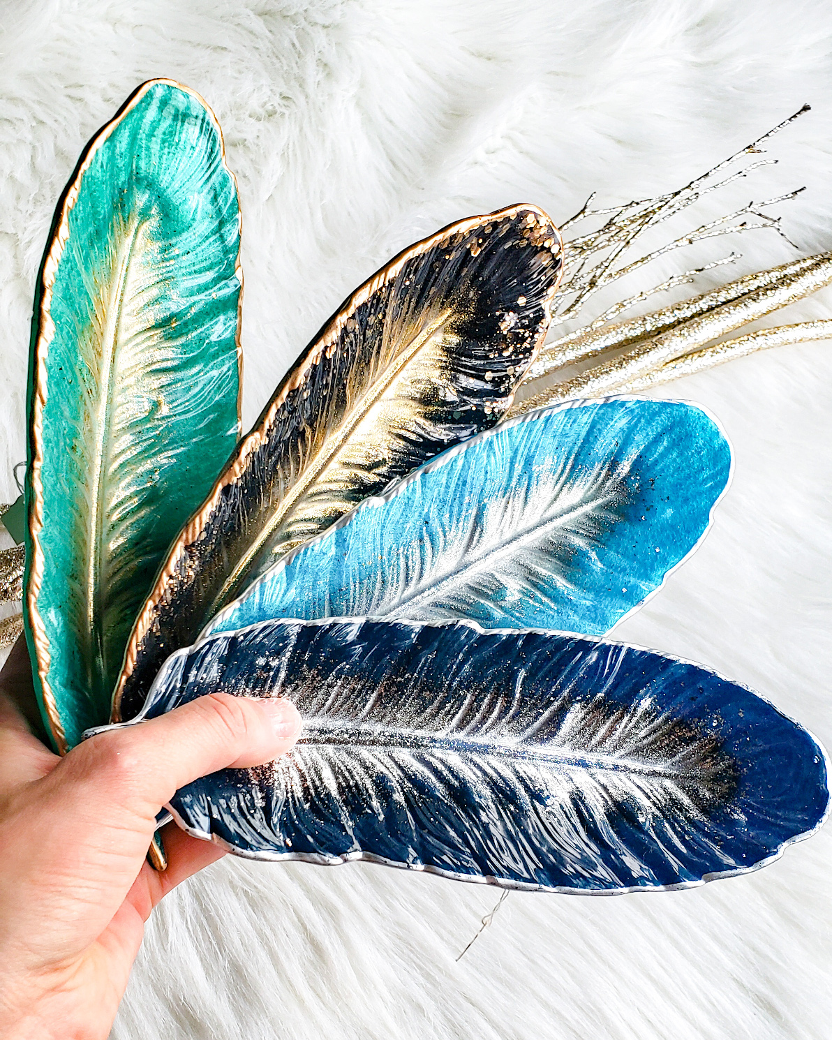 Feather Jewelry Dish - Image 2