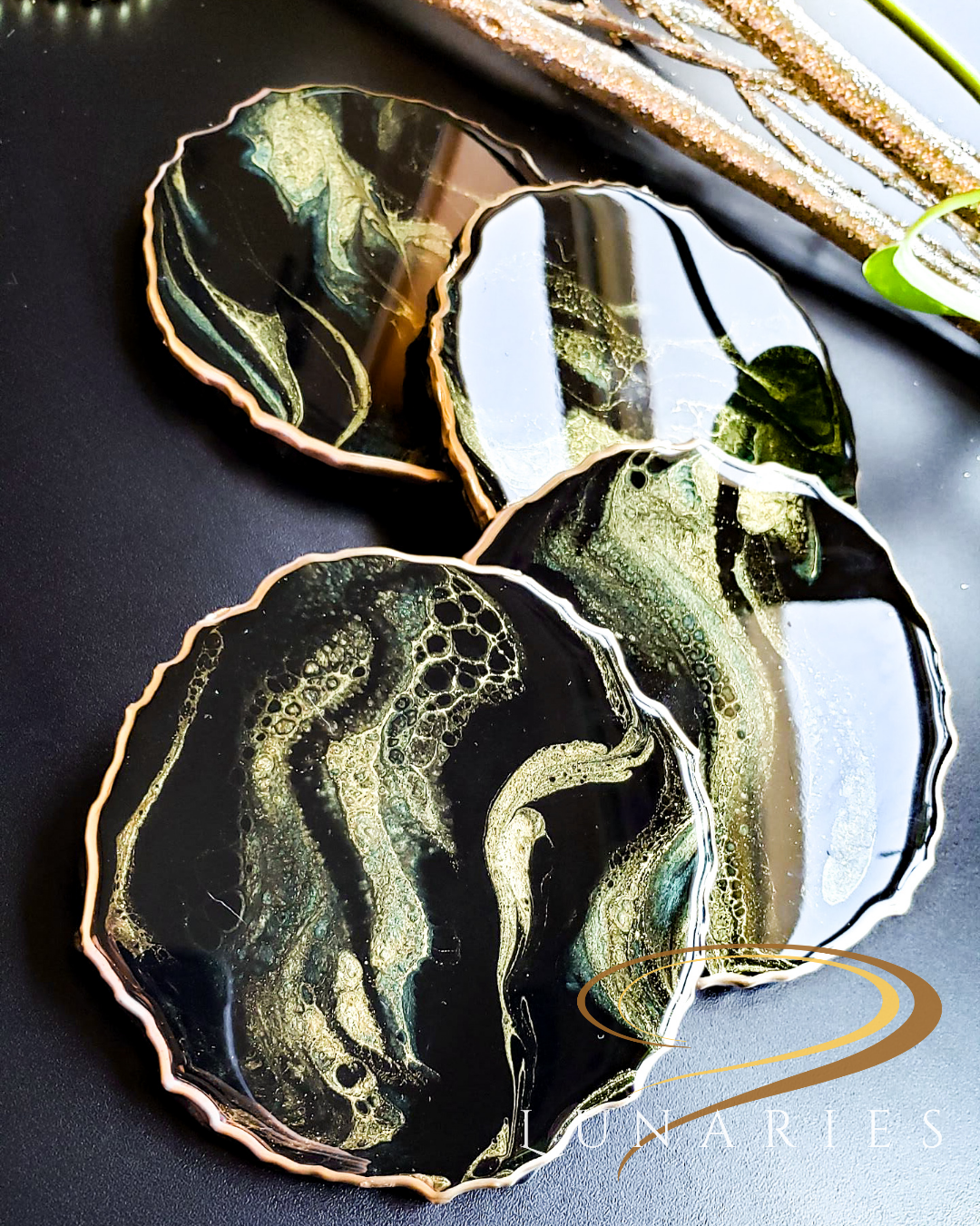 MADE TO ORDER - Charcuterie Board with Coaster Set - Image 3