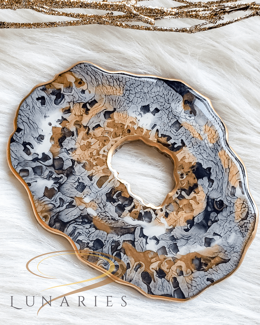 Mini Geode, Candle Coaster