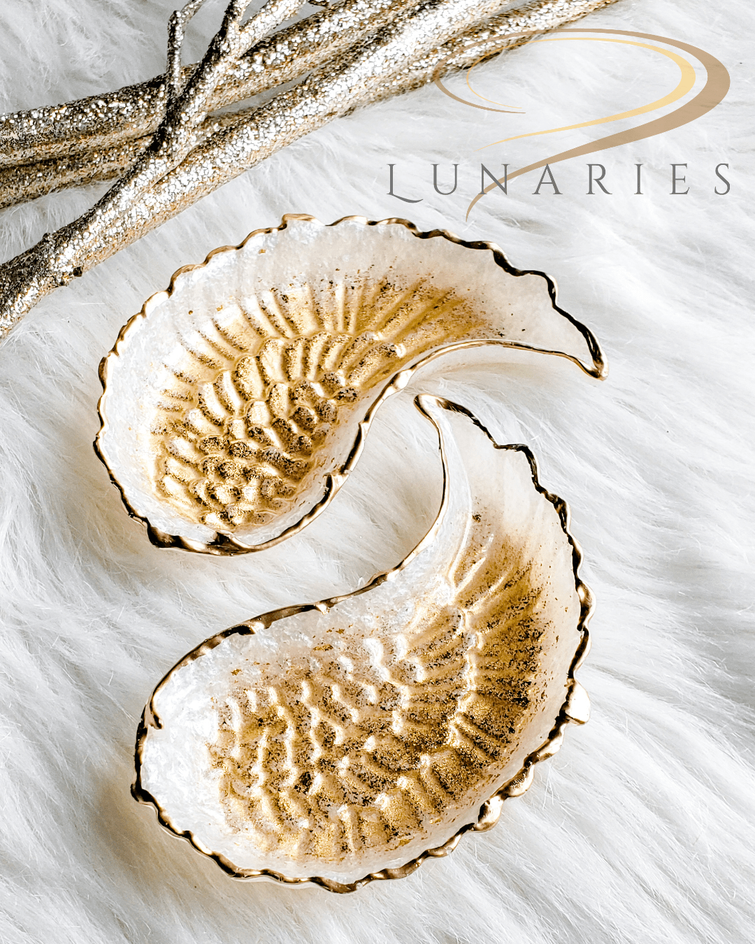 Angel Wings Jewelry Dish Set
