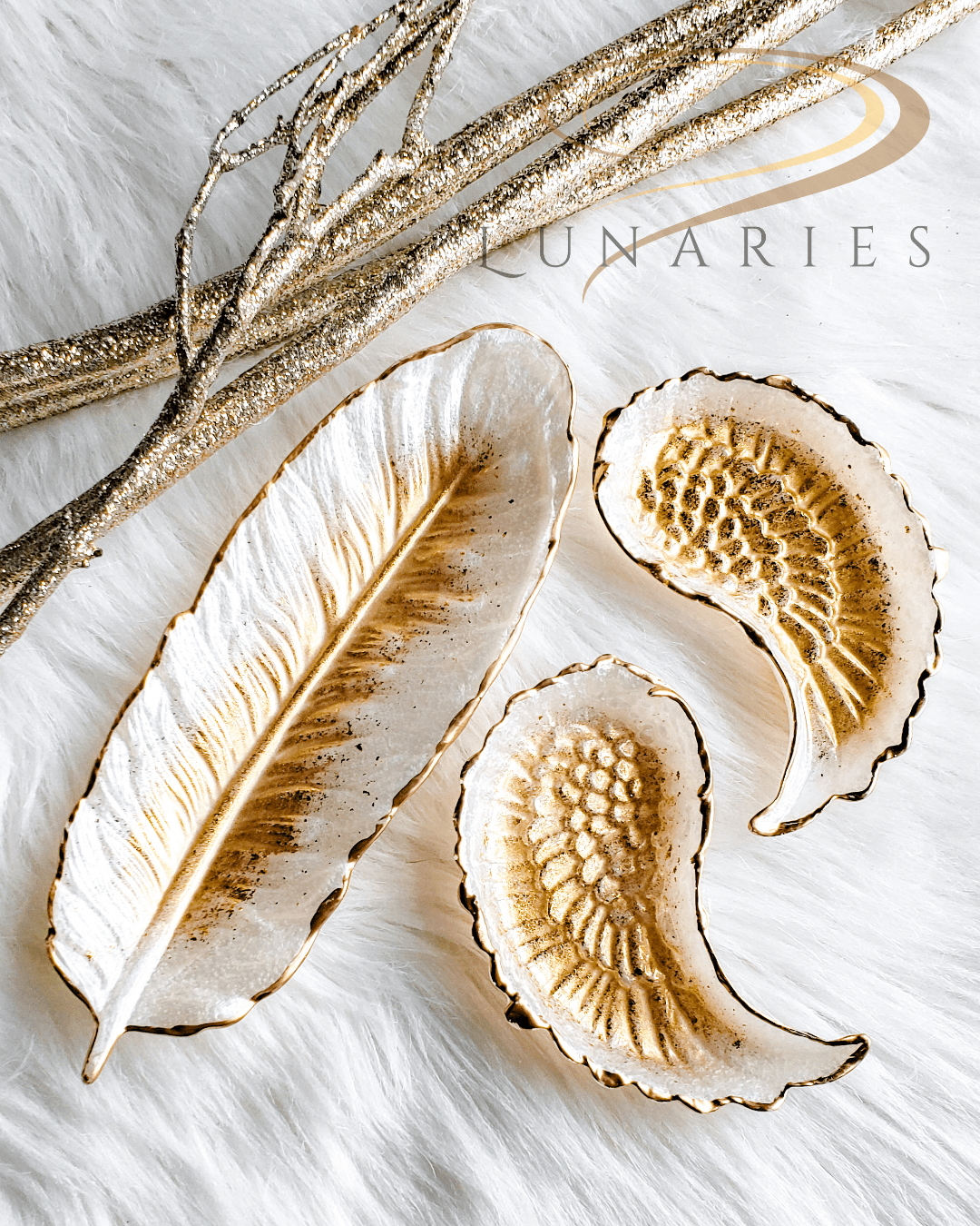 Angel Wings Jewelry Dish Set - Image 2