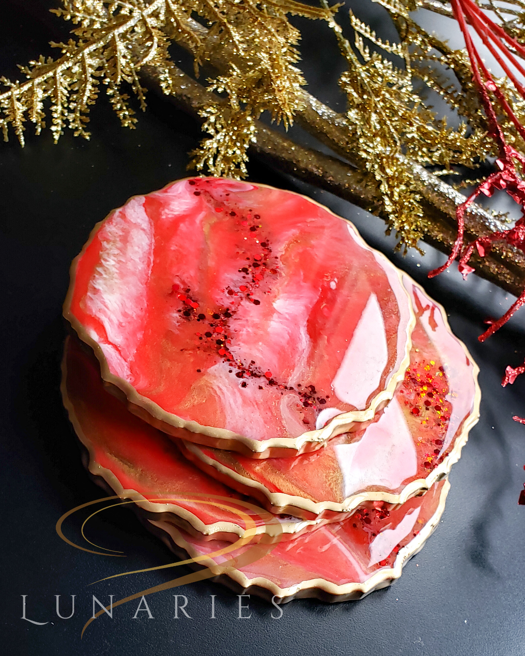 MADE TO ORDER - Charcuterie Board and Coaster Set - Image 6