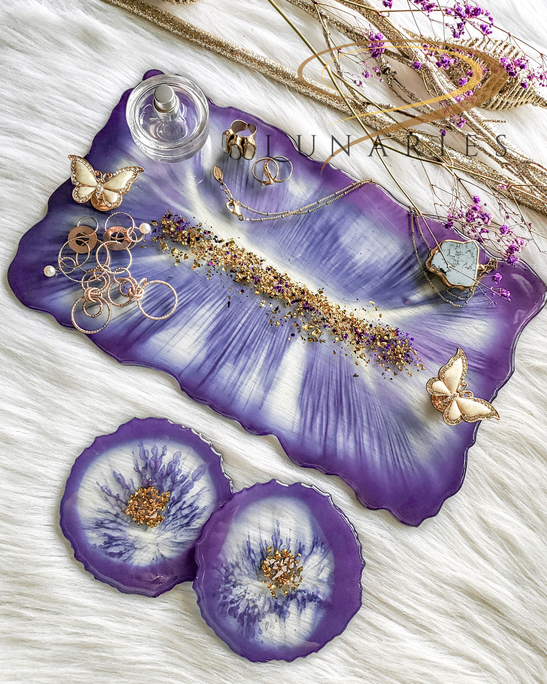 Vanity Tray - Purple