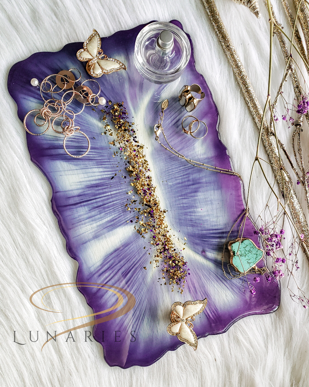 Vanity Tray - Purple - Image 3